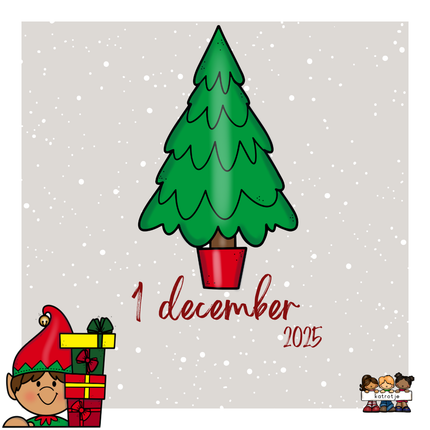 aftelkalender 1 december 2025