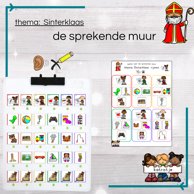 Sprekende muur Sinterklaas