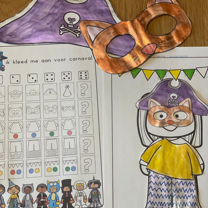 ik verkleed me voor carnaval