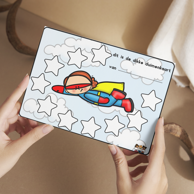 dikke duimkaarten  (beloningskaarten)