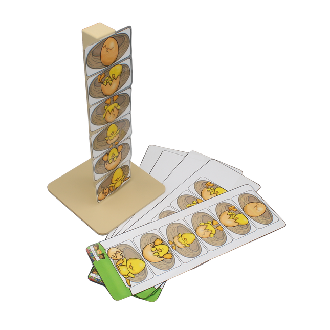 stapelen met kuikentjes