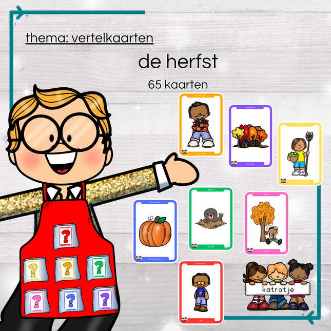 vertelkaarten thema: de herfst
