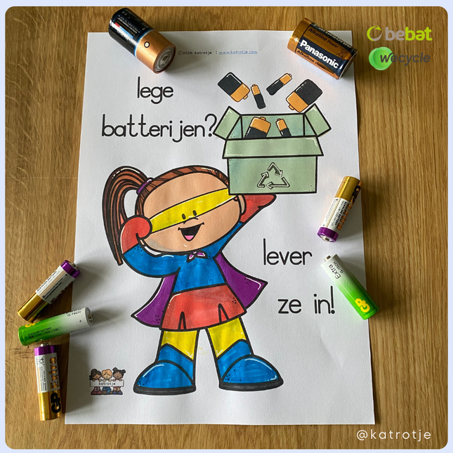 batterijen inzamelen