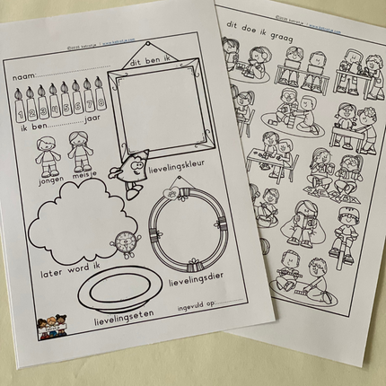 vriendenboekje & dit ben ik boek