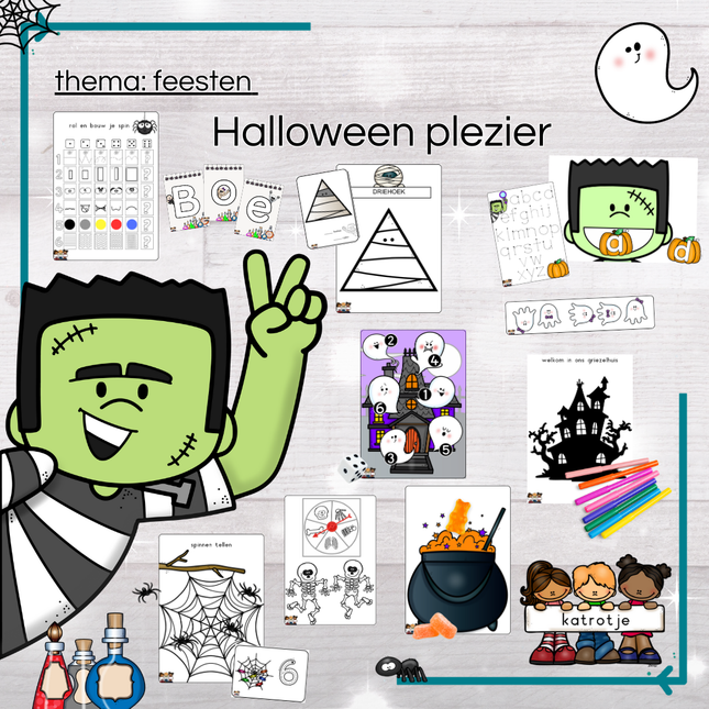 Halloween plezier in de kleuterklas