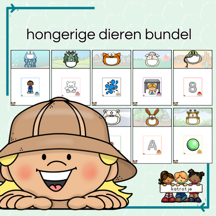 hongerige dieren bundel