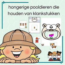 hongerige pooldieren die houden van klankstukken