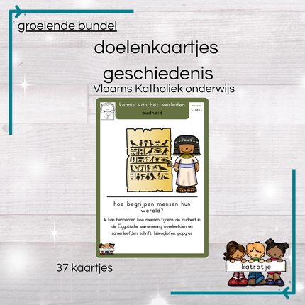 groeiende bundel Doelenkaartjes Vlaams Katholiek kleuteronderwijs