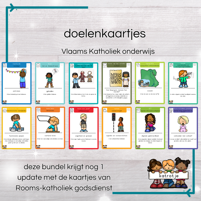groeiende bundel Doelenkaartjes Vlaams Katholiek kleuteronderwijs