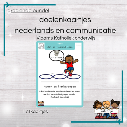 groeiende bundel Doelenkaartjes Vlaams Katholiek kleuteronderwijs