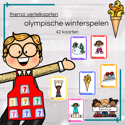 vertelkaarten olympische spelen