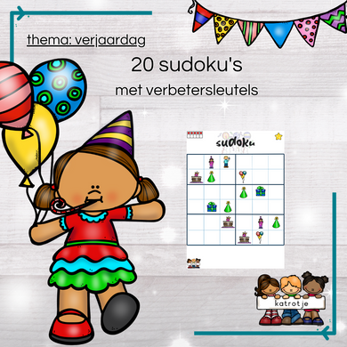 Verjaardag: 20 sudoku's