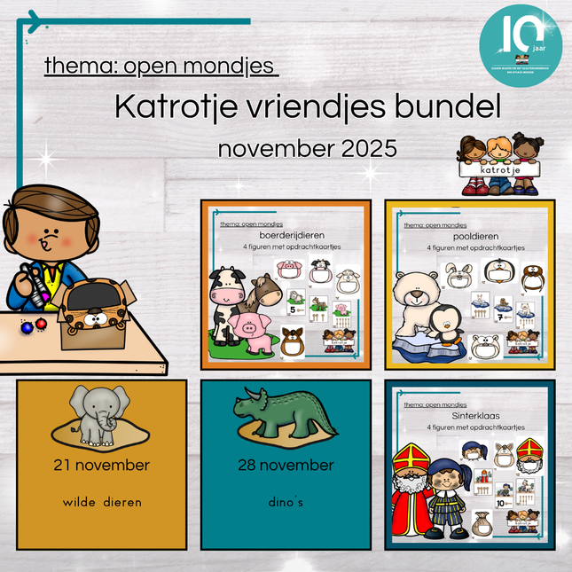 vriendjes bundel november open mondjes