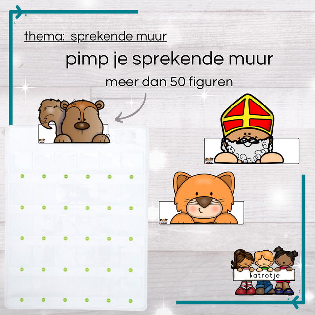 pimp je sprekende muur