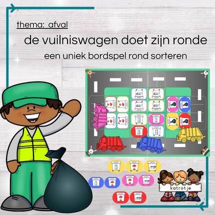 de vuilniswagen doet zijn ronde