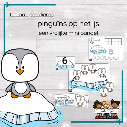 pinguïns op het ijs