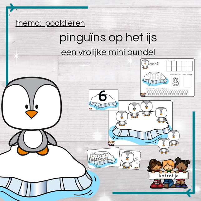 pinguïns op het ijs