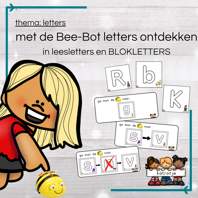 met de Bee-Bot letters ontdekken