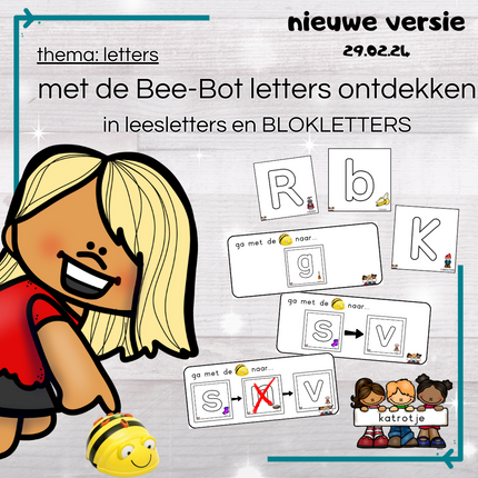 met de Bee-Bot letters ontdekken