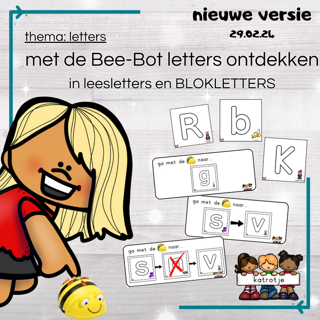 met de Bee-Bot letters ontdekken
