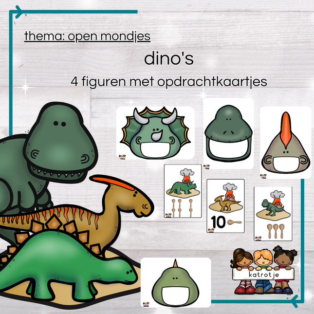 open mondjes: dino's