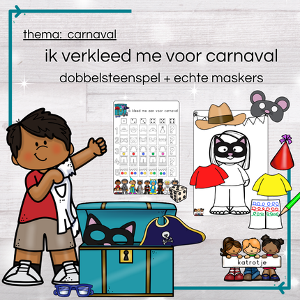 ik verkleed me voor carnaval