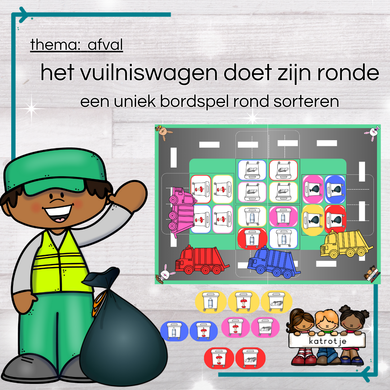 De vuilniswagen doet zijn ronde