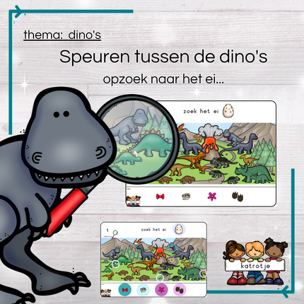 speuren tussen de dino's