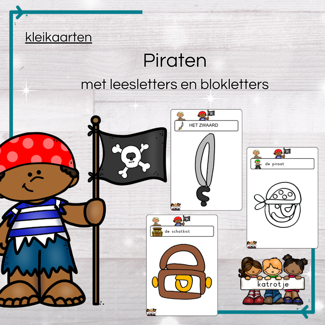 kleikaarten: Piraten
