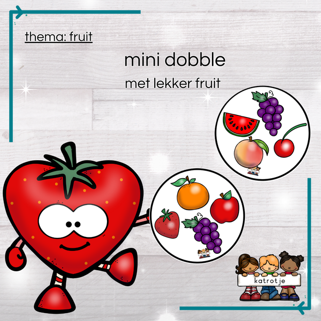 mini dobble lekker fruit