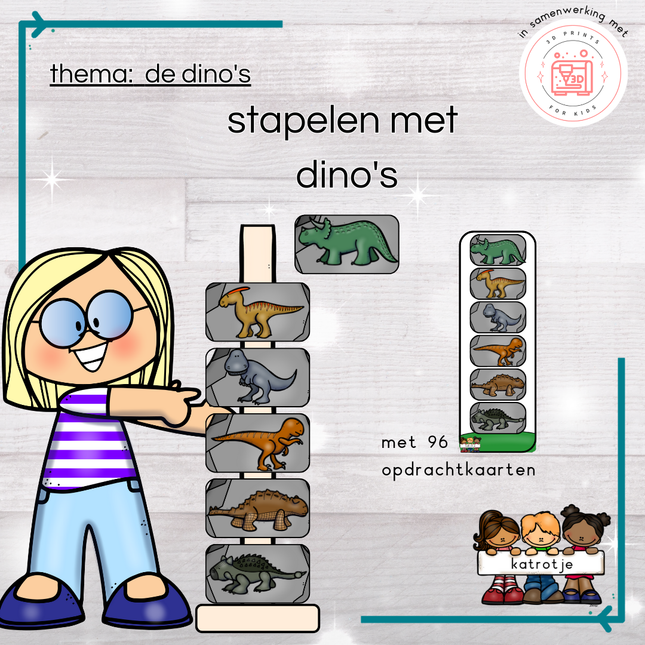 stapelen met dino's 2025
