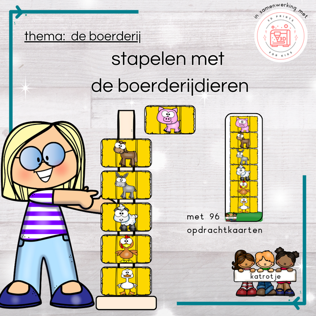 stapelen met boerderijdieren 2025