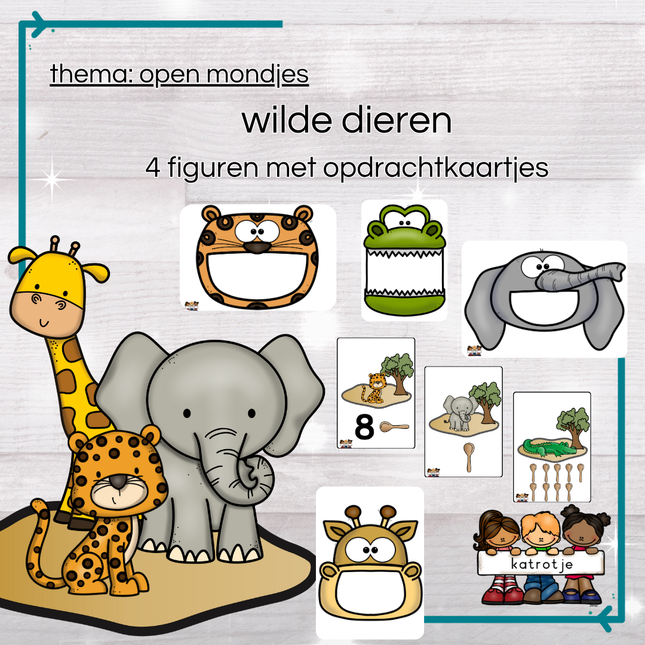 open mondjes: wilde dieren
