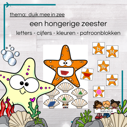 een hongerige zeester