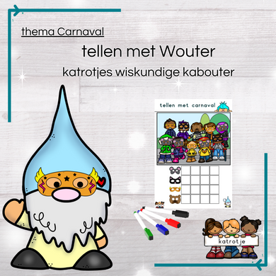 tellen met Wouter (thema carnaval)