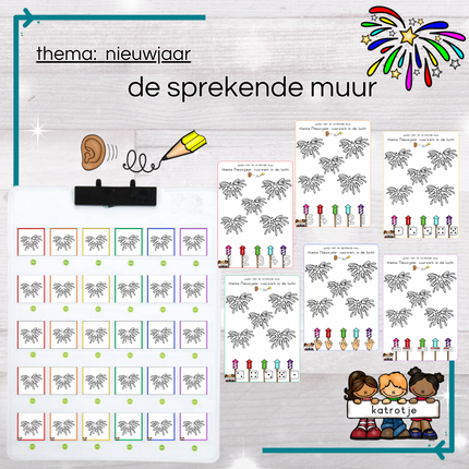 Sprekende muur nieuwjaar