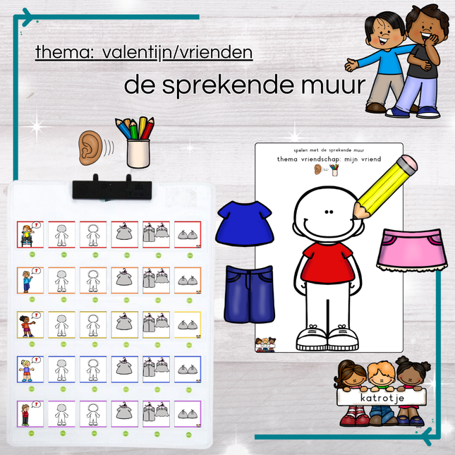 sprekende muur vrienden