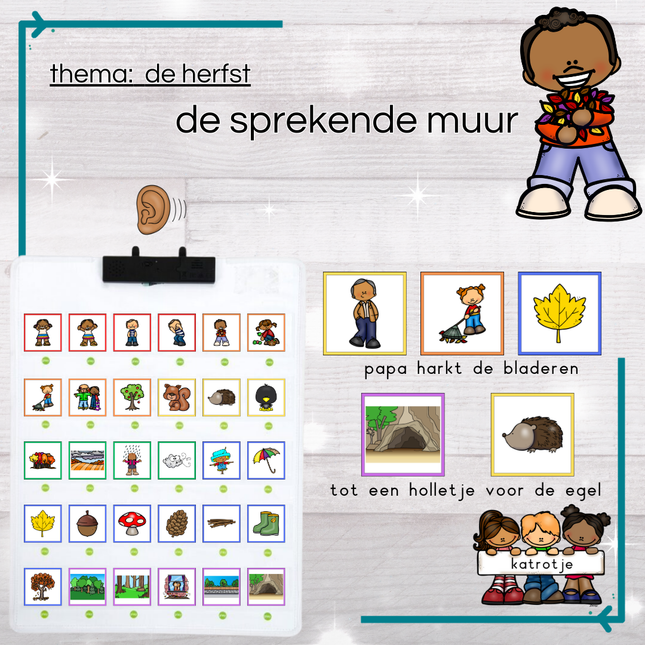 sprekende muur: de herfst