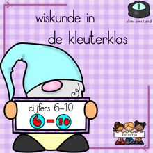 wiskunde in de kleuterklas: cijfers 6-10