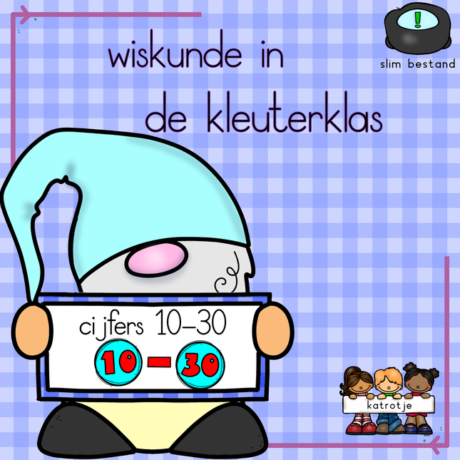 wiskunde in de kleuterklas: cijfers 10-30