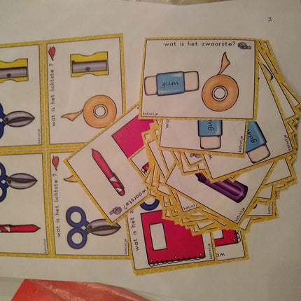 wegen en vergelijken met materialen in de klas