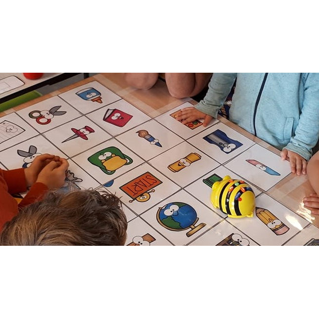 met de Bee Bot terug naar school