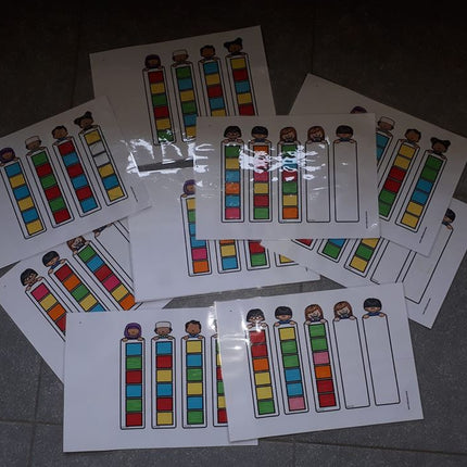 patroonkaarten met kinderen