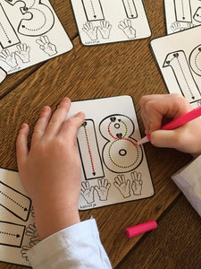 1 2 3 schrijfkaarten