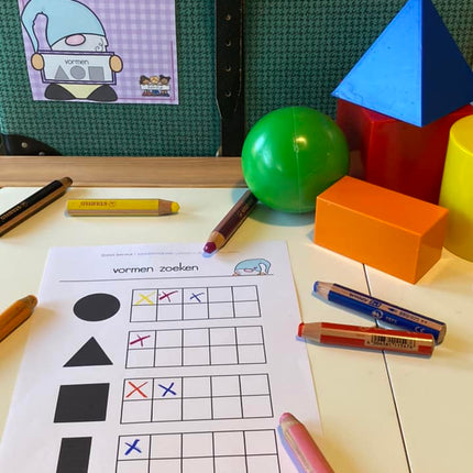 wiskunde in de kleuterklas vormen