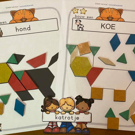 patroonblokken combinatie bundel dieren (bundel 17,18,19,20)