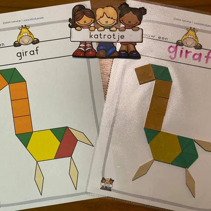 patroonblokken wilde dieren   (bundel 19)