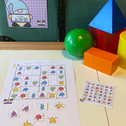 wiskunde in de kleuterklas vormen