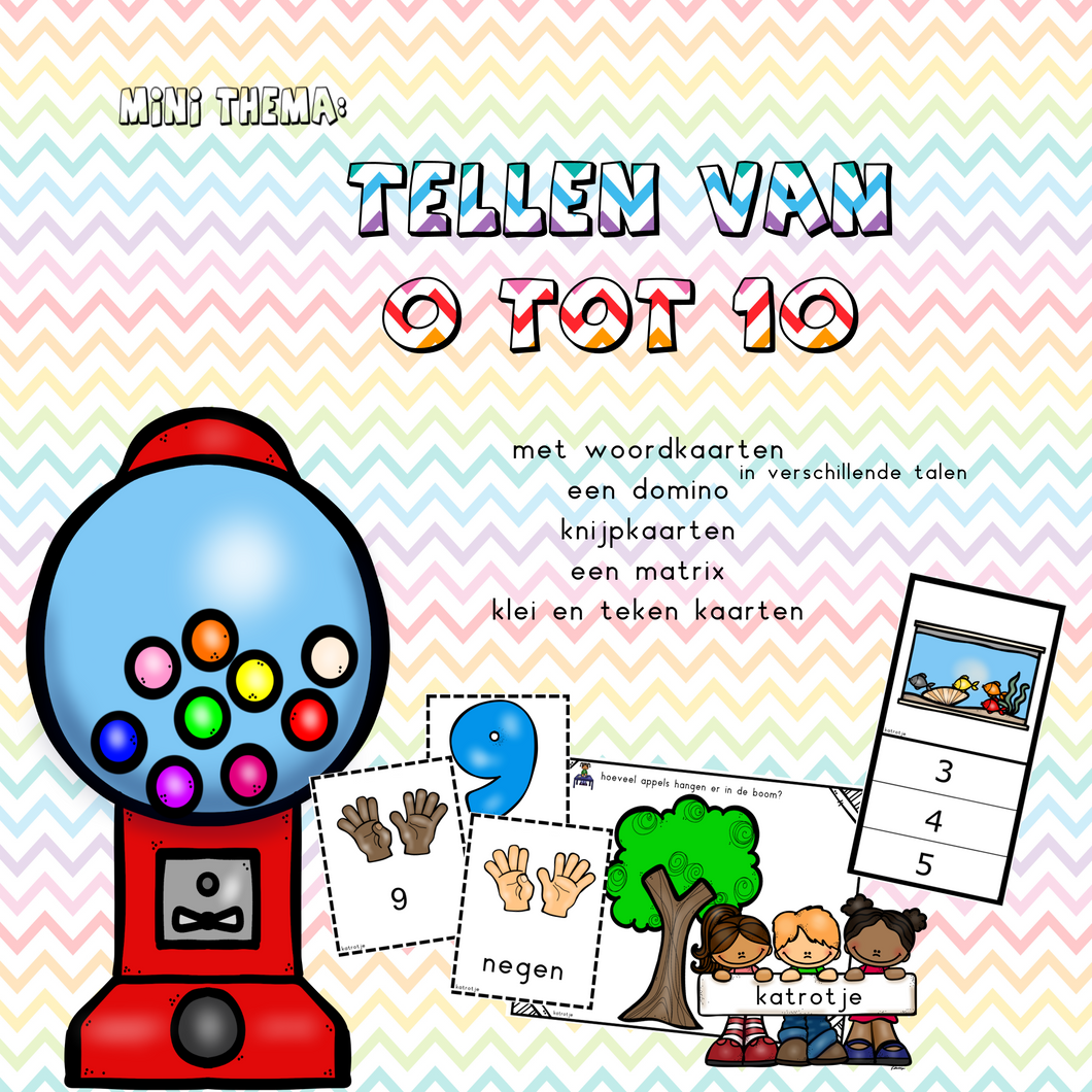 mini thema tellen van 0 tot 10