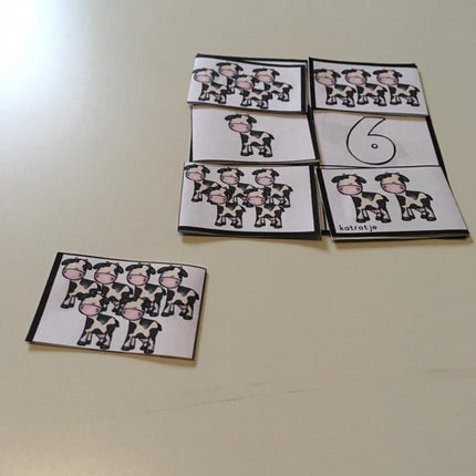 tellen op de boerderij